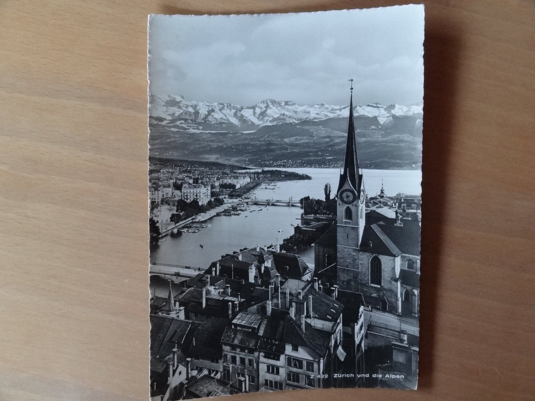 Cartoline postali: Zürich und die Alpen - 1952 – Usato da St Léonard venduto da Riglin