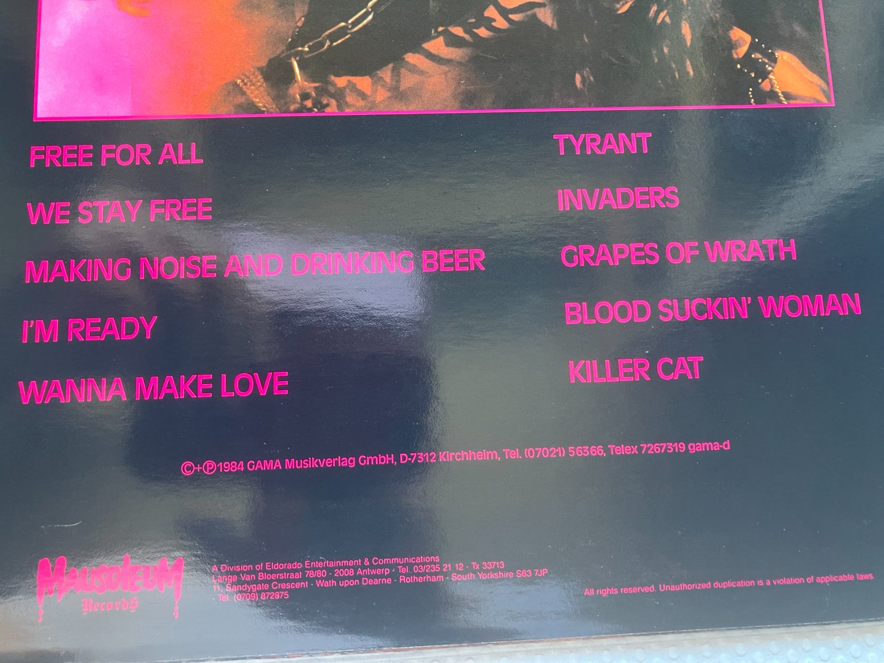Dischi in vinile: Tyrant – Usato da Aarwangen venduto da Jukebox3 3