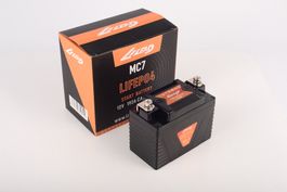 MC7 LiFePO4 Motorradbatterie mit Tiefentladeschutz (20% SOC)