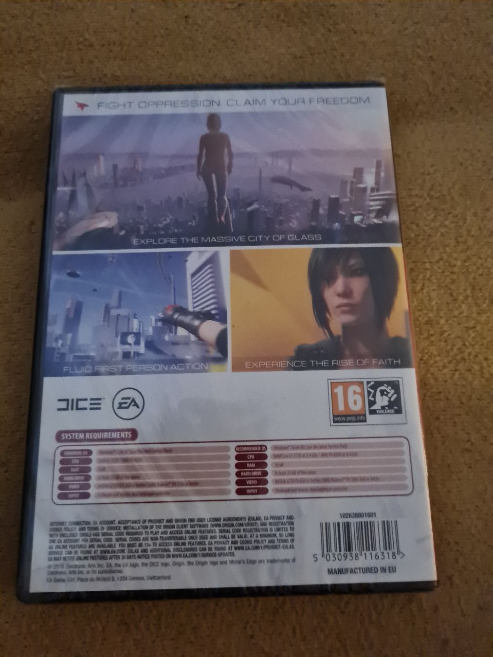 Giochi: Mirror's Edge Catalyst PC DVD Rom UNGEÖFFNET neu – Nuovo e nell'imballaggio originale da Münsingen venduto da Cuci31 2