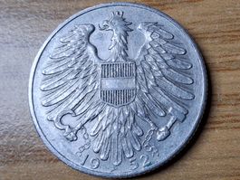 Österreich 5 Schlling 1952 Alu!