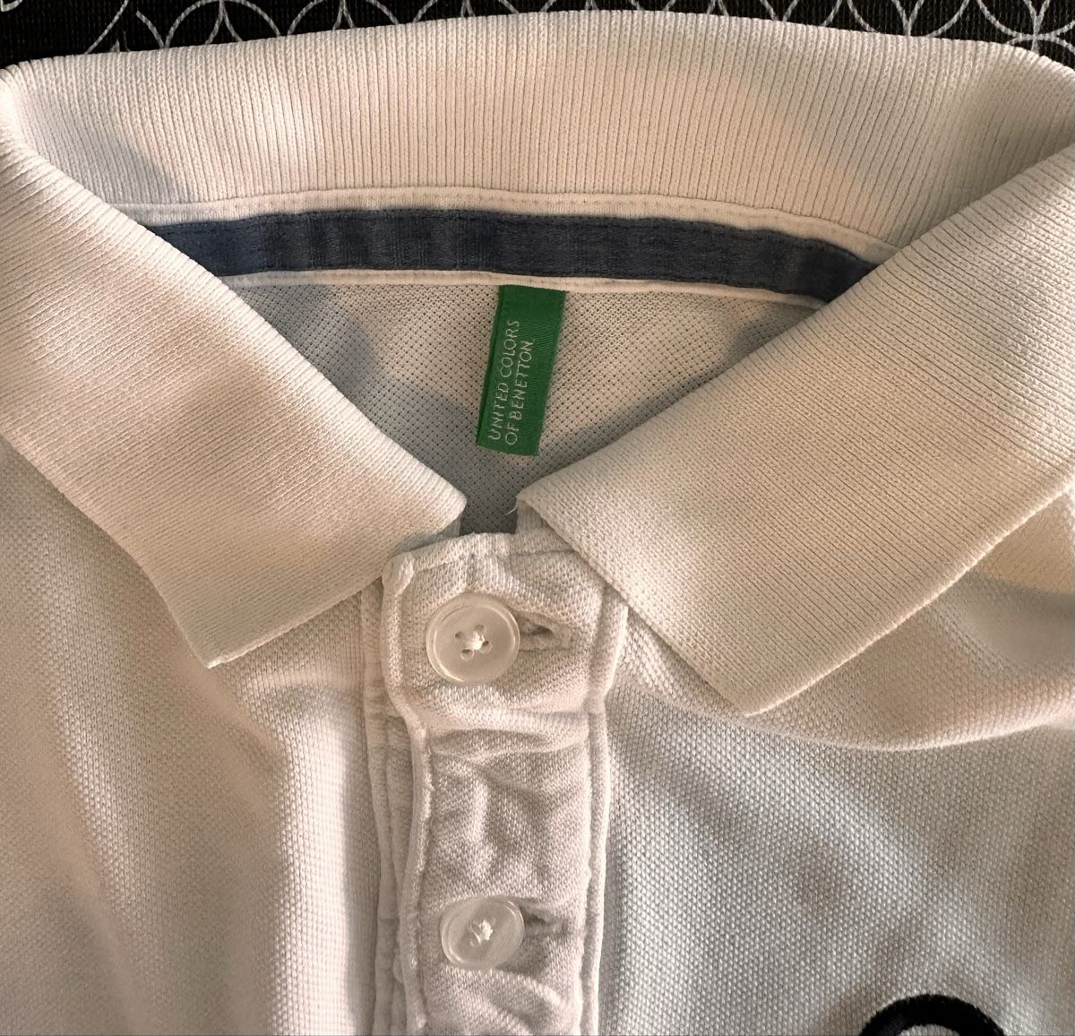 Benetton Hemden, T-Shirts & Polos: Polo Benetton blanc, taille 10/11 ans – Gebraucht aus Grône von Amte73 2