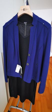 NEU, Kombi aus Kleid und Jacke, Marc Cain, Grösse 3, Wolle