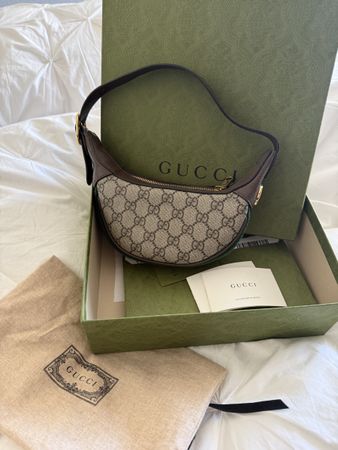 Gucci Handtasche Ophidia GG Small braun neuwertig