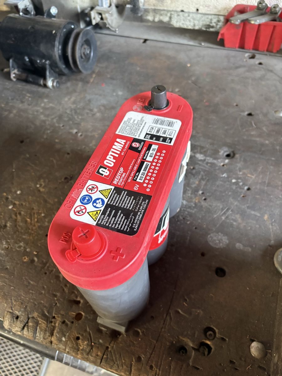 Batterien: Batterie 6V Optima – Neu (gemäss Beschreibung) aus Fulenbach von MF-Fan