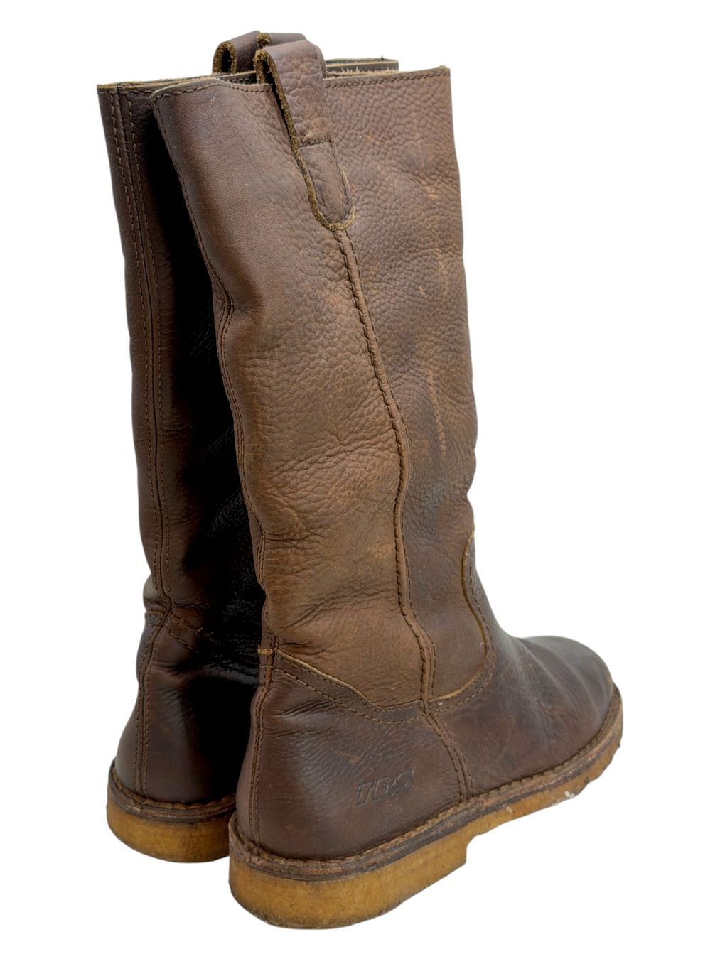 TBS Damenschuhe: Bottes TBS fourrées en cuir marron. Pointure 39 – Gebraucht aus Cossonay-Ville von PatineDuTemps 7