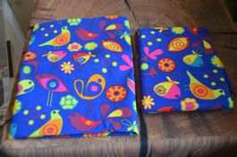 2 STUCK STOFF RESTE - NEU - 2 X CM 100X70