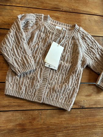 Neu Woll Strickjack gr. 80 in altrosa