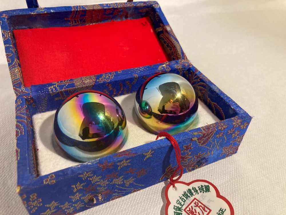 Boules D'exercice Dragon En Laiton - 2 Pièces De 2 Pouces - Soulagement Du Stress, Méditation