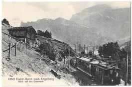 Elektrische Bahn nach Engelberg