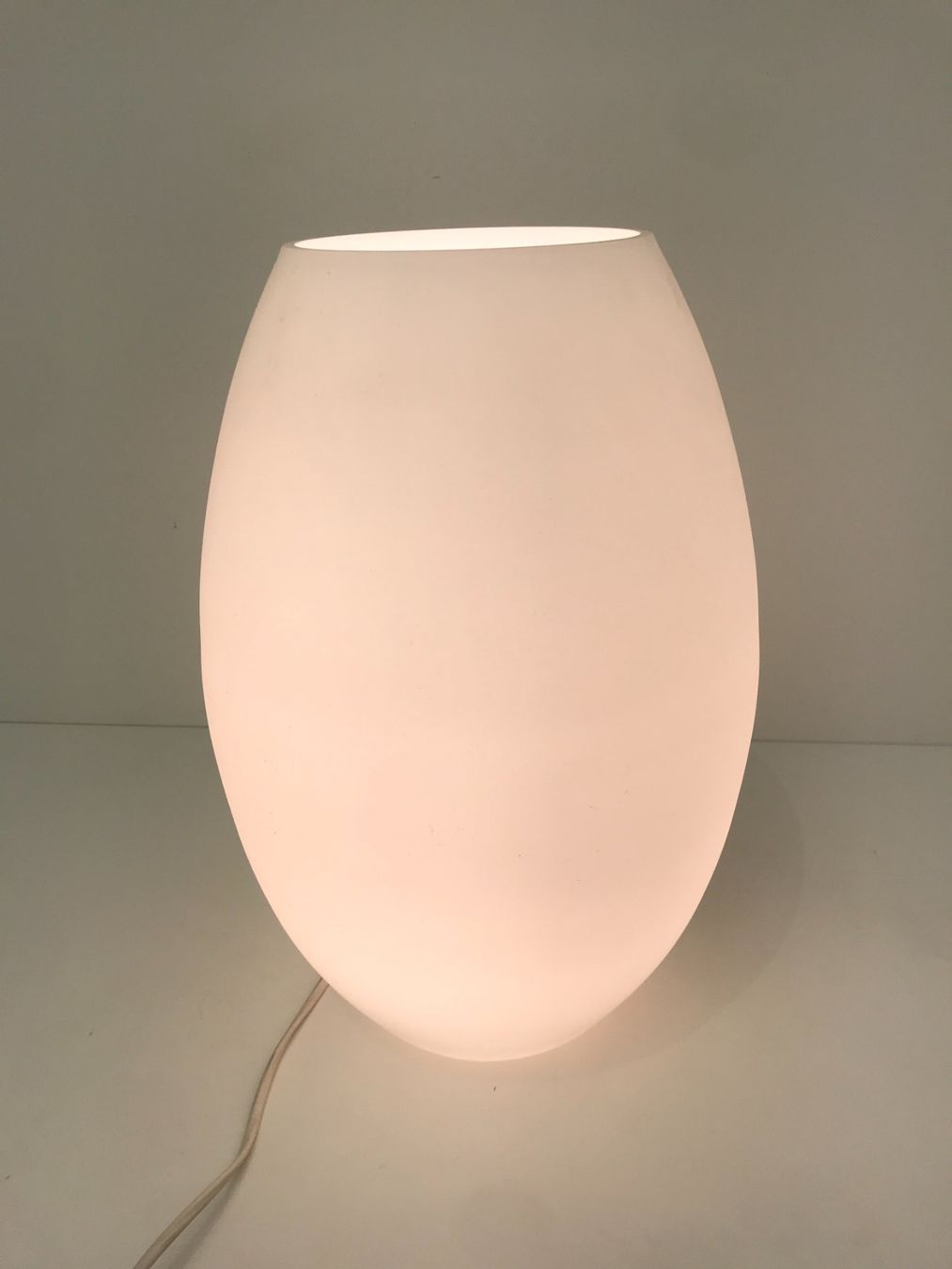 Lampade: Zen Glas Design 39 cm grosse Tischleuchte – Usato da Gersau venduto da pd-design-and-art