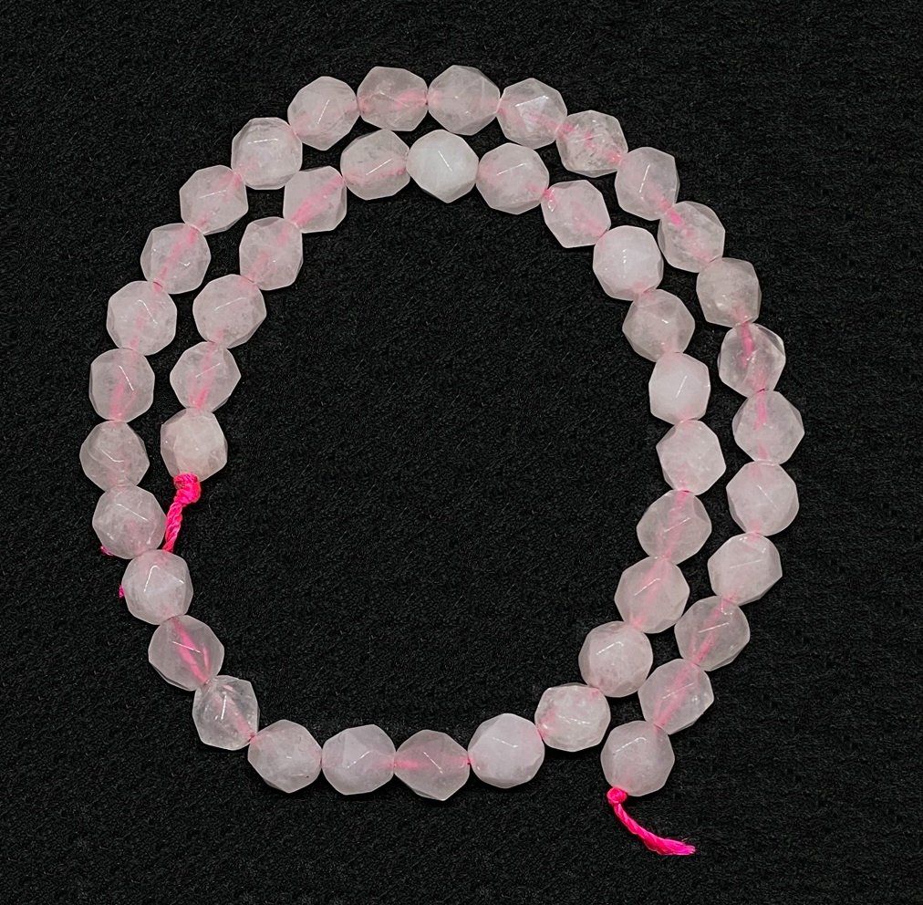 Catenine: Natürliche Rosenquarz Perlen, 8mm – Nuovo (secondo la descrizione) da Thun venduto da Creative-Art-Tess