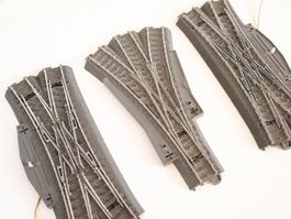 Märklin 3 x Weiche C-Gleis Dreiweg/Doppelkreuzweiche H0