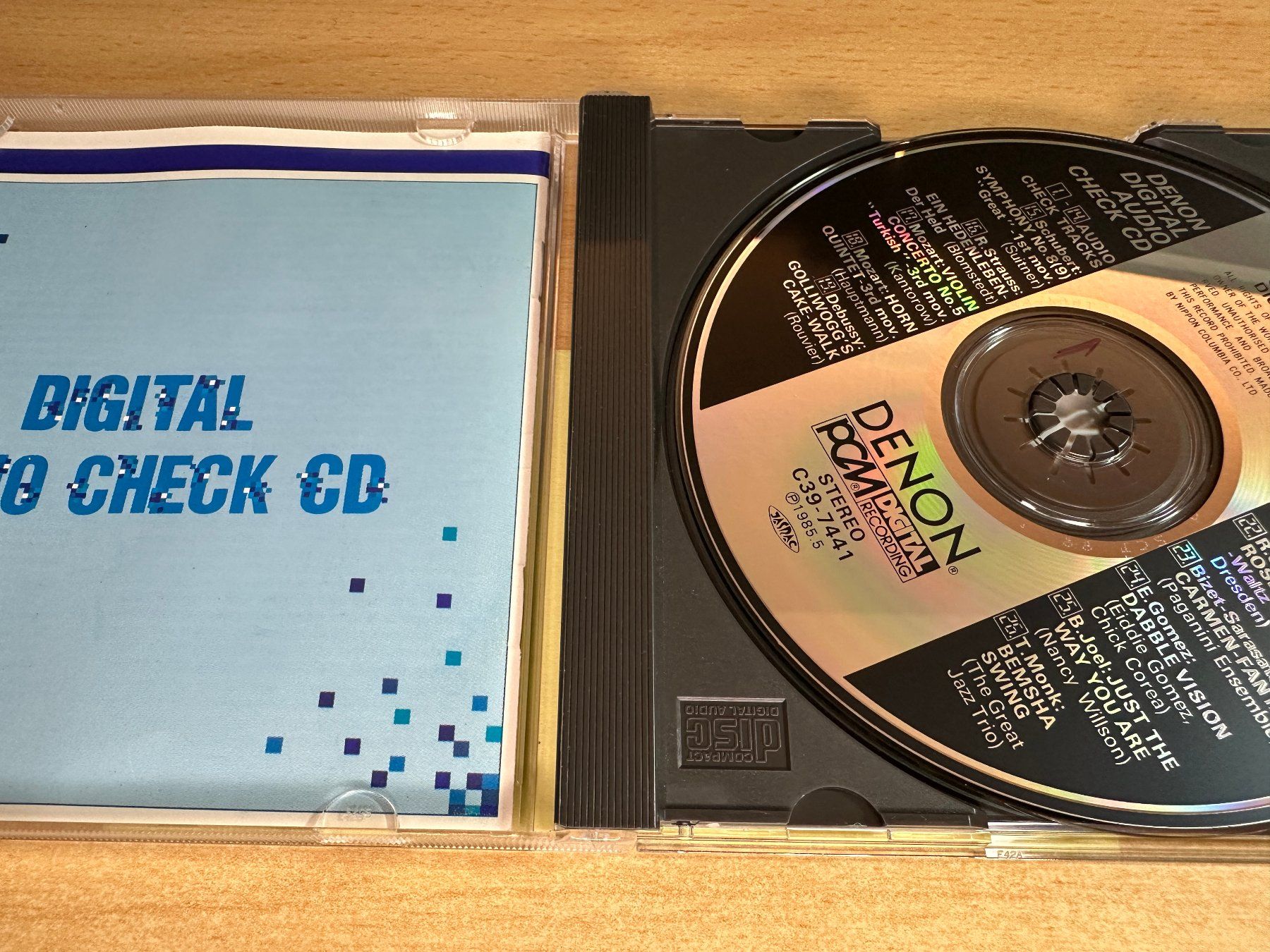 CD: E2 Denon Digital Audio Check CD – Usato da Rikon im Tösstal venduto da Alpenmutz 2