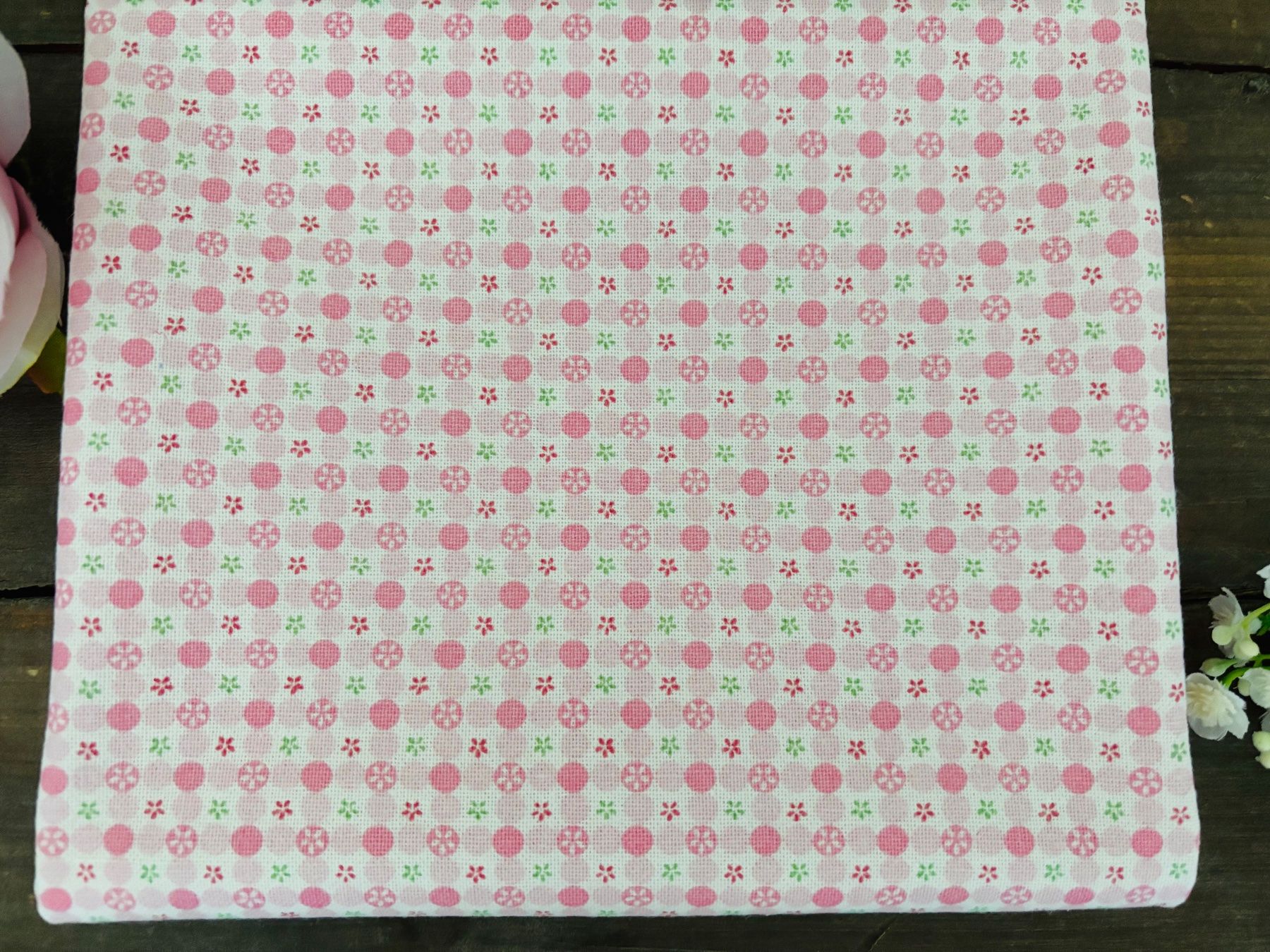 Tessuti: Greengate Stoffschatz Meterware 'Mimi Pink' – Nuovo (secondo la descrizione) da Luzern venduto da celine7373 3