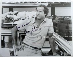 Chevy Chase (1943) Schauspieler - sign. Grossfoto