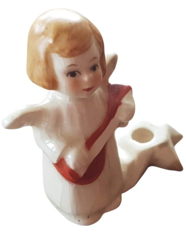 Statuette: Engel Goebel Kerzenständer 1950er – Usato da Mörschwil venduto da antiksalon 1