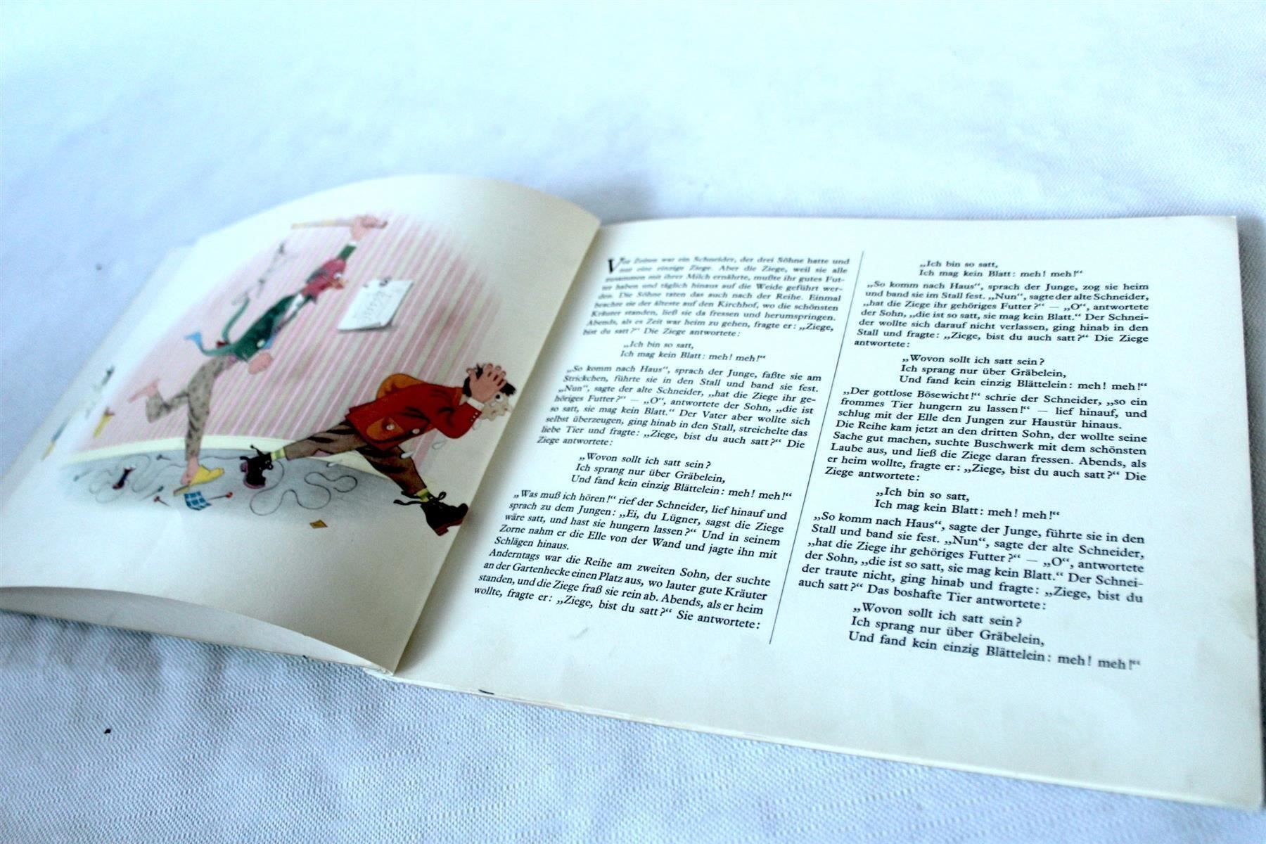 Libri: HERBERT LEUPIN: Tischlein deck dich. EA. 1945, Globi-Verlag – Usato da Bern venduto da Rare-Books 3