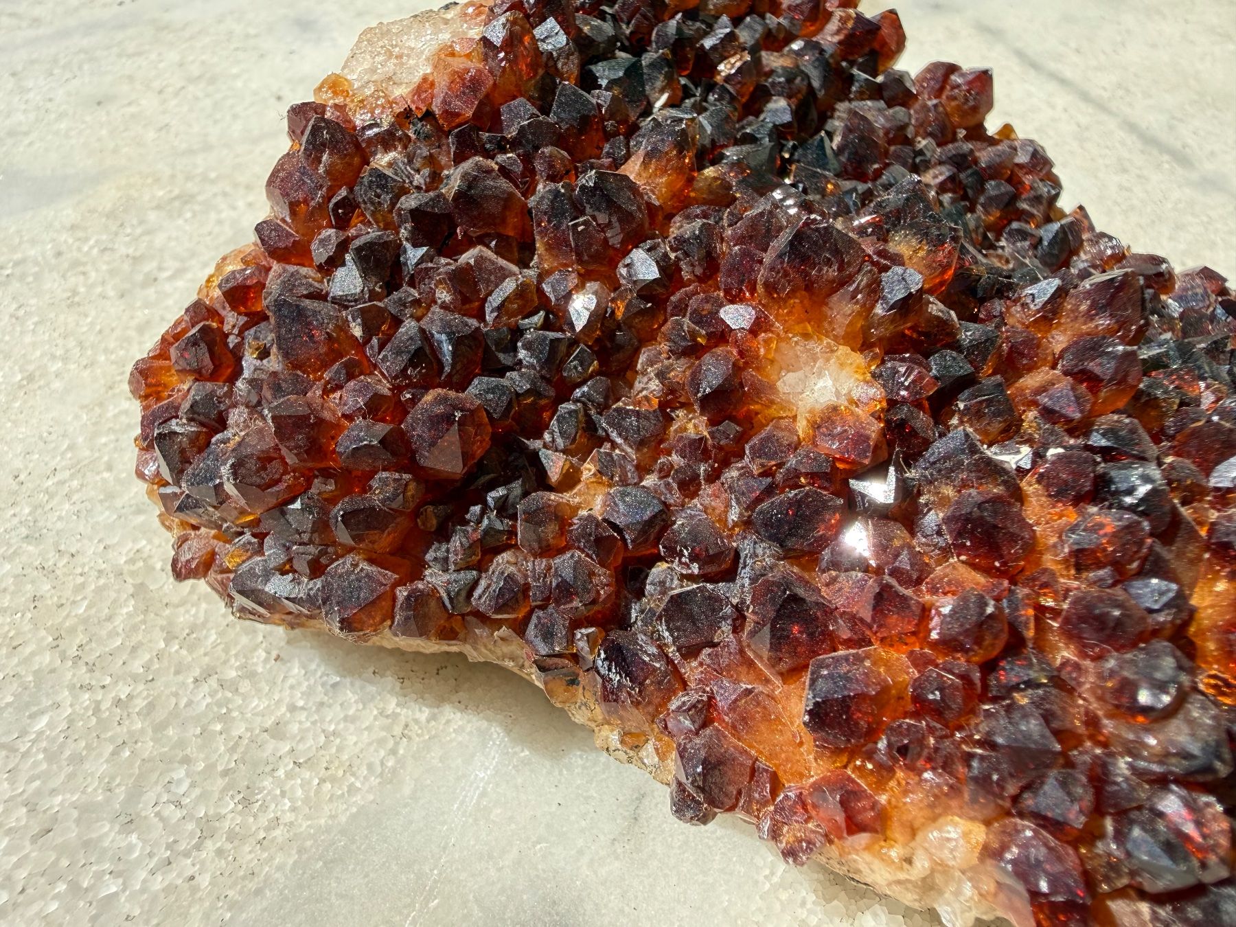 Mineralien & Heilsteine: Citrin Druse (?) – Gebraucht aus Rorbas von tun_m7fz 7