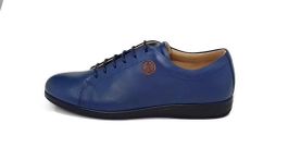 Echtes Leder Business Sneakers Herrenschuhe Gr. 40