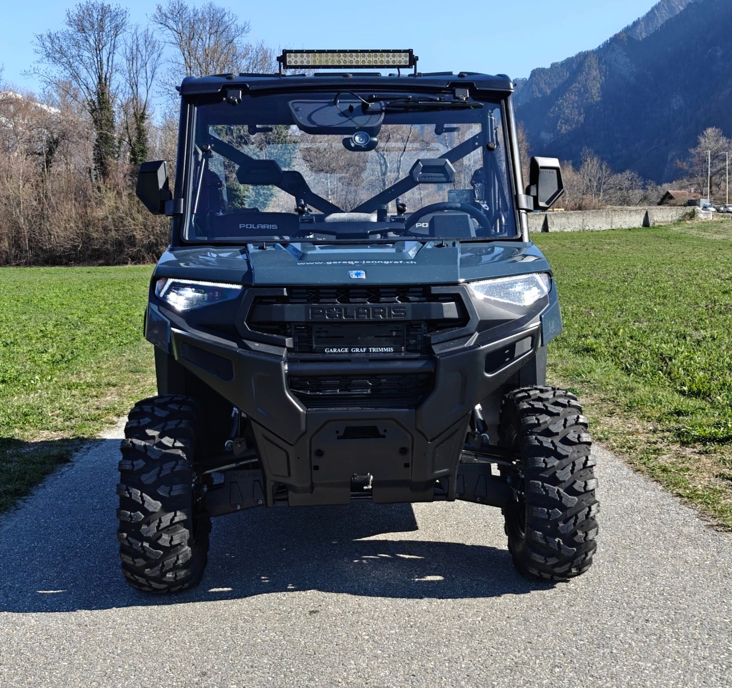 Polaris ATVs / Quads: Polaris Ranger Deluxe Diesel – Neu (gemäss Beschreibung) aus Trimmis von 0004 2
