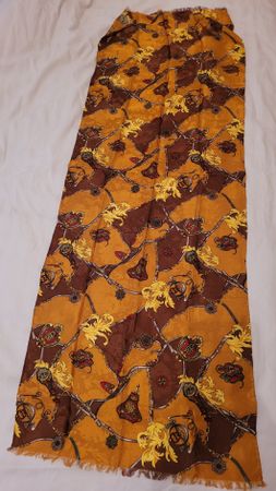 Schöner Vintage-Schal in Goldbraun