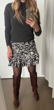 H&M Pullover, 100% weiche Wolle dunkelgrün S Versand + 9.-