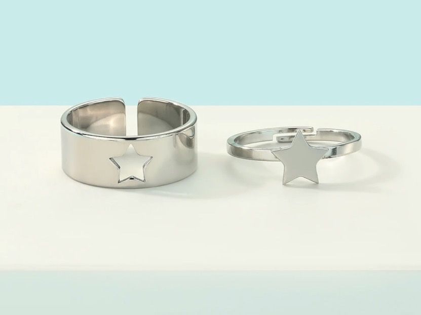 Anelli: Ring Set mit Stern (one Size), Nr. 70 – Nuovo (secondo la descrizione) da Gams venduto da Mariawicca