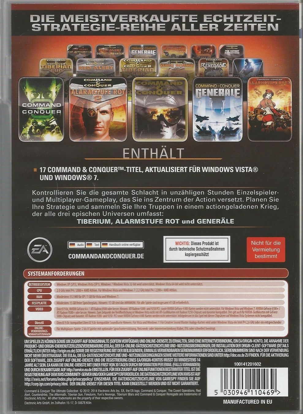 Giochi: Command & Conquer Ultimate Collection PC EA App Download Key – Nuovo (secondo la descrizione) da Bad Säckingen venduto da ms-spiele-keys 1