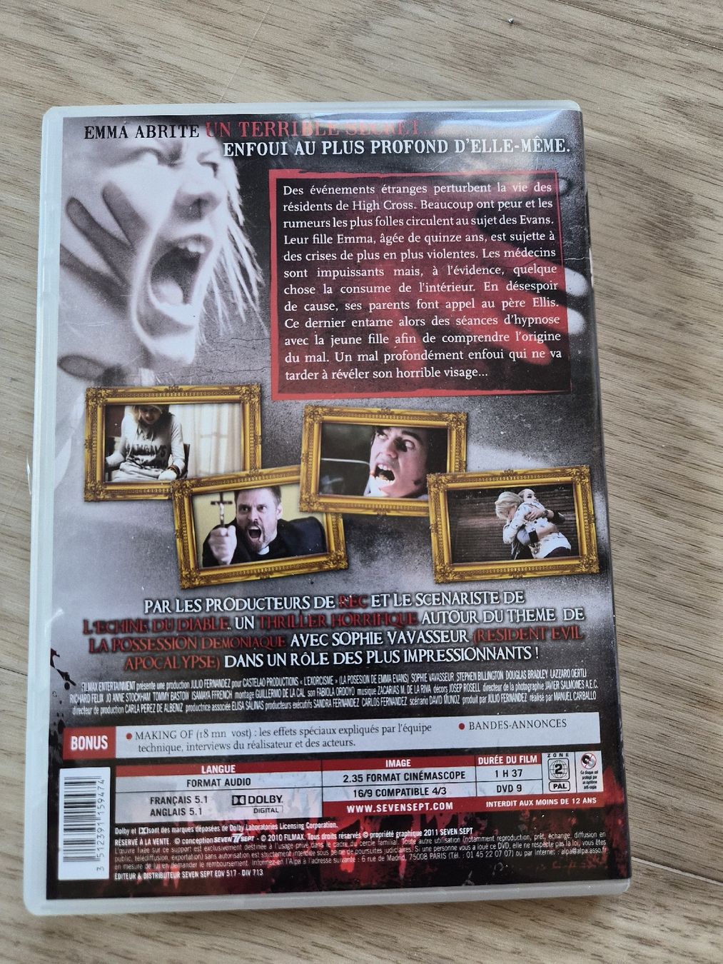 Tutti i DVDs: DVD L'Exorcisme 2010  – Usato da La Joux FR venduto da car_ck96 2