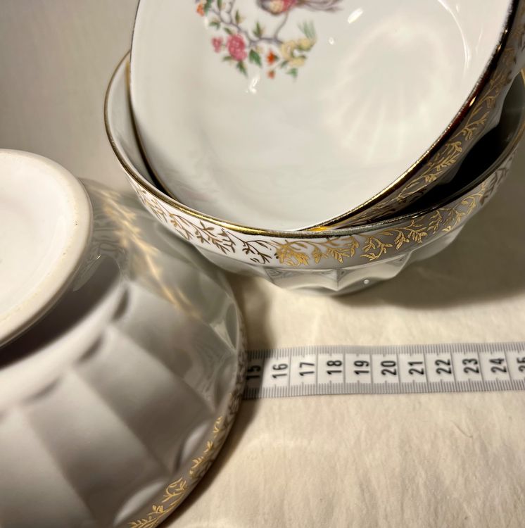 ANCIEN BOL PORCELAINE de Chine Chinese Bowl Doucai 6 Characters Mark