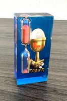 Vintage Eieruhr, Sanduhr 3 Minuten, Lucite Egg Timer