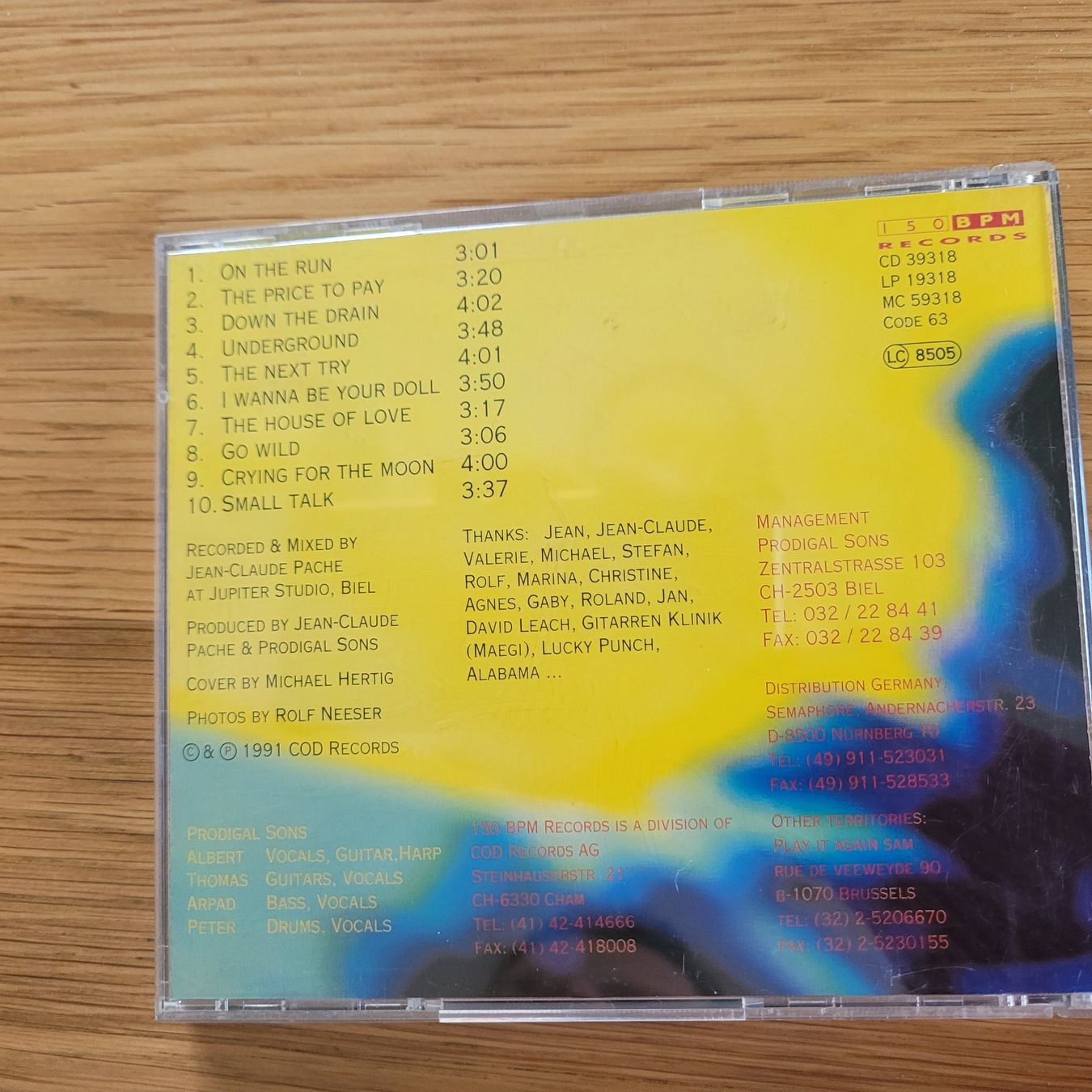 CD: CD Prodigal Sons The Prince To Pay – Usato da Biel/Bienne venduto da Destockweb 2