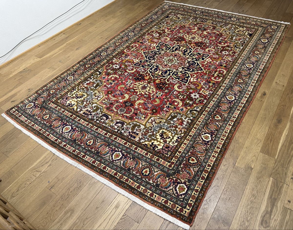 Teppiche: Einmaliger ARDEBIL 3x2m Seidenteppich  handgeknüpfter Perser – Gebraucht aus Bennau von Mayer_Carpets 7