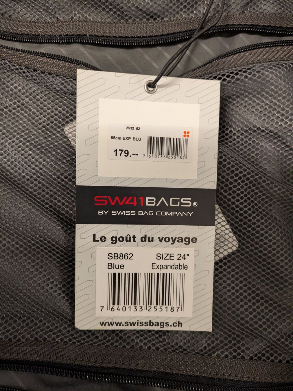 Valigie: Suitcase SWISS BAG blue – Usato da Vessy venduto da Krono5 6