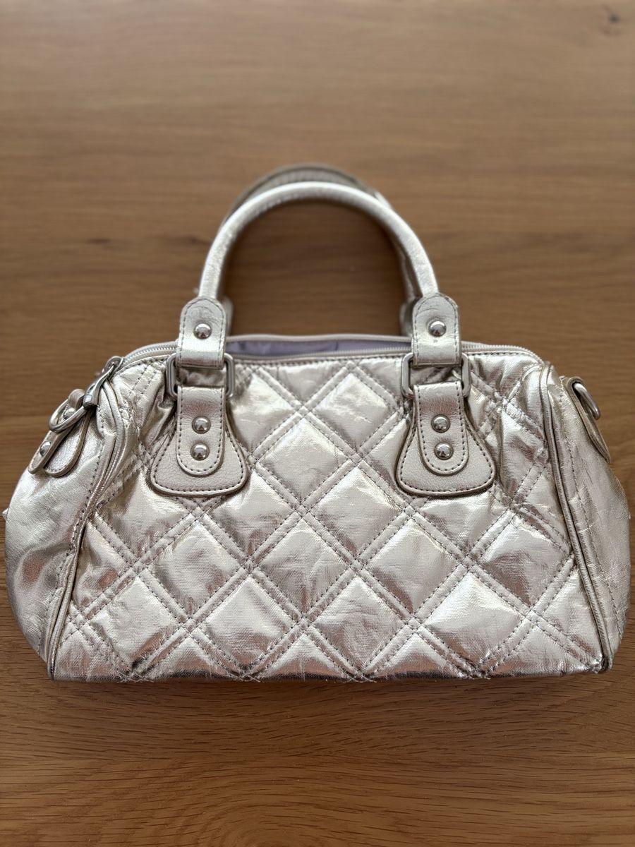 Taschen für Damen: Borsa NARDINI argento trapuntata con manici – Gebraucht aus S. Antonino von LIKA91 5