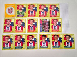 WM Panini Sticker 2026 Team Norwegen inkl. Haaland