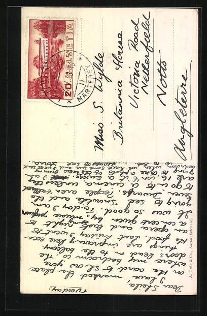Cartes postales: Lausanne, Pensionnat Johnston, Chemin de – D'occasion à Berlin par bartko-reher 1