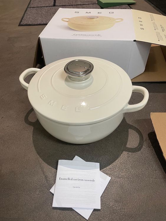 SMEG, Gusseisen Topf wie Le Creuset, neu! Kaufen auf Ricardo