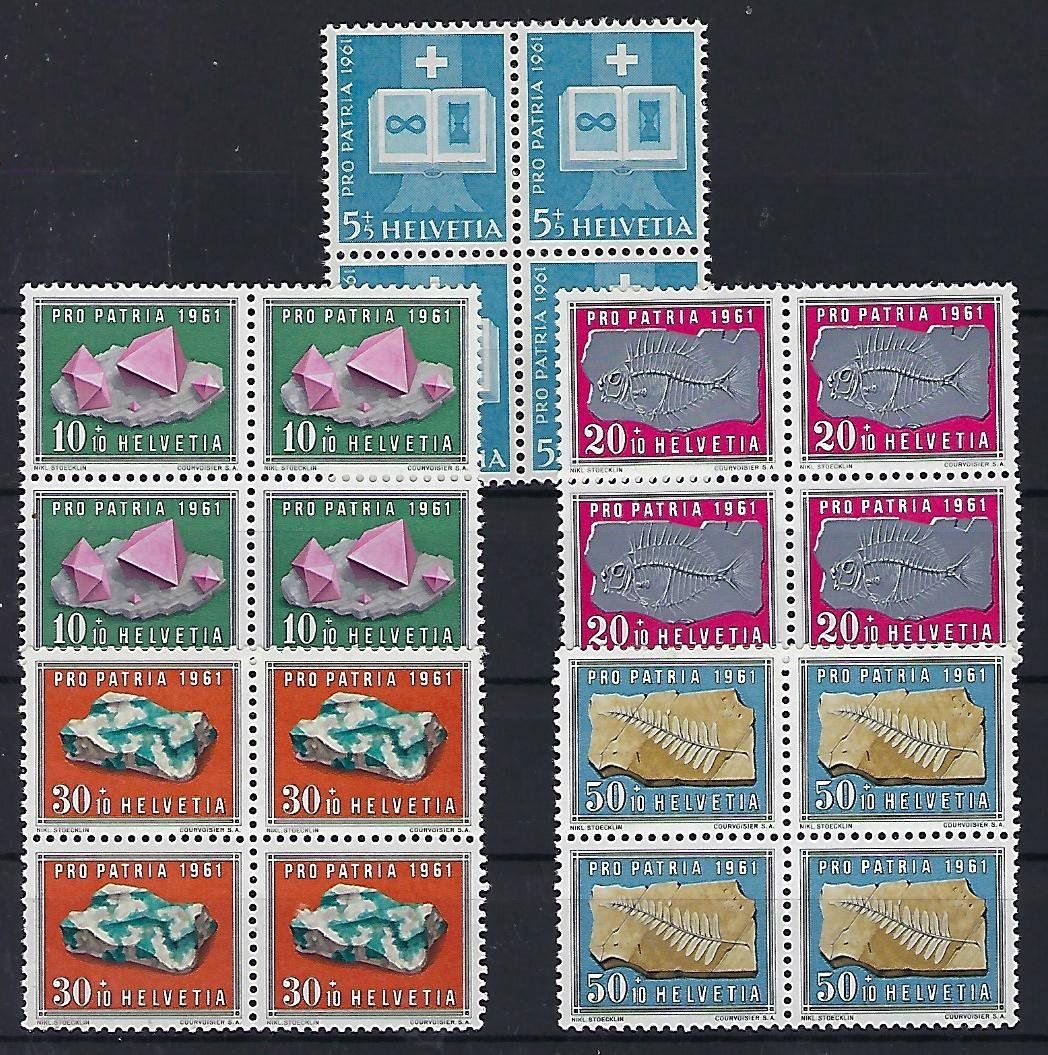 Tutti i francobolli: 1961  Patria Viererblocks postfrisch **   15429 – Usato da Lunden venduto da Animus999