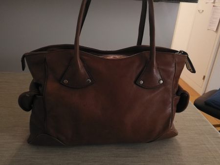 Braune Ledertasche, Top Zustand, Herbst Style, Damen 👜