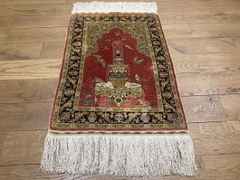 Hereke Özipek 76 x 53 cm - Seidenteppich