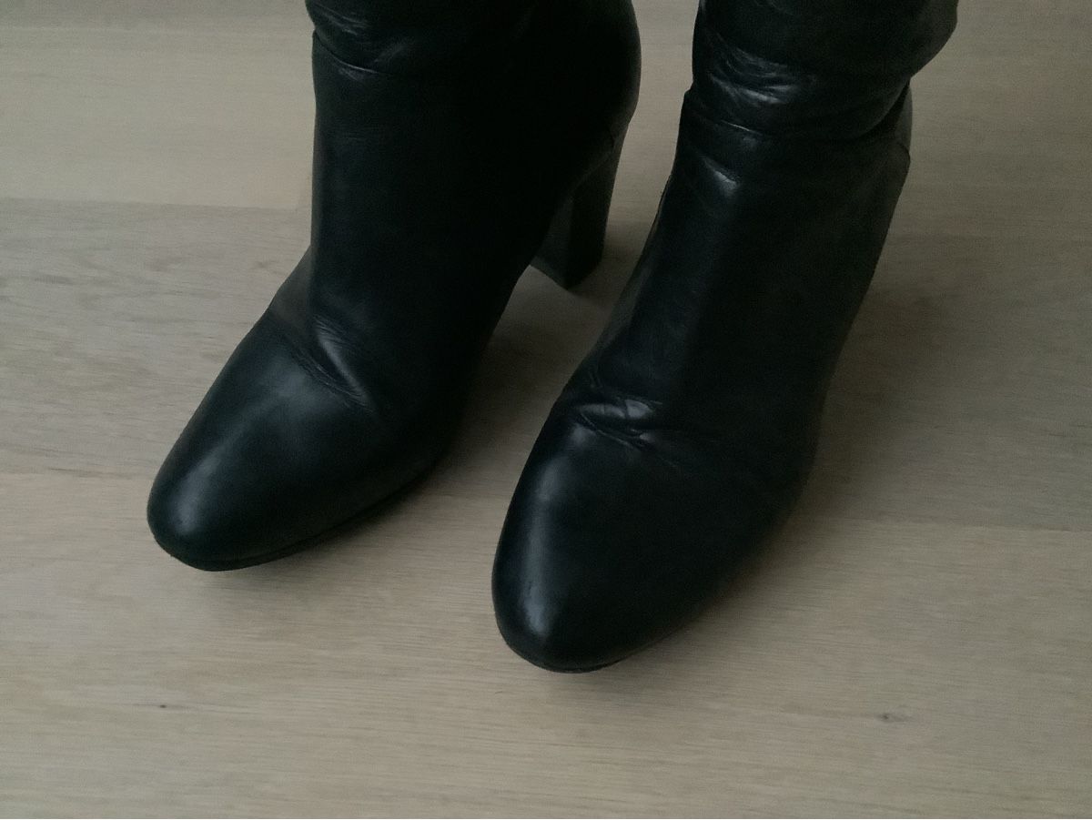 Navyboot Damenschuhe: Lederstiefel, Navyboot, schwarz, Gr. 36 – Gebraucht aus Cham von capalari 2