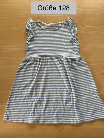 Sommerliches Ringelkleid  Grösse 128 - Top!