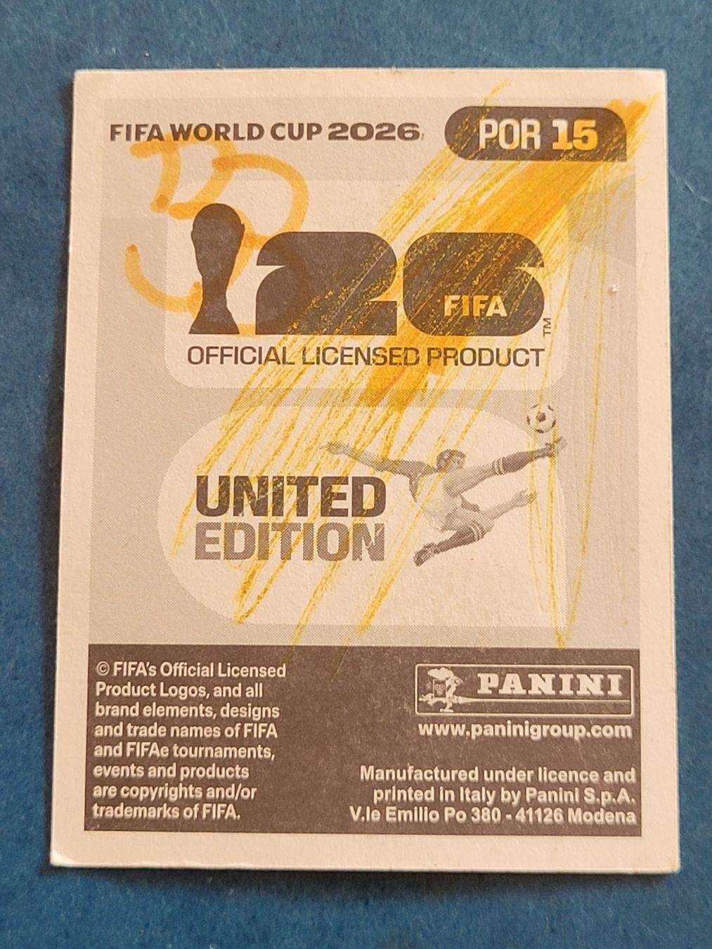 Panini Sammelbilder & Trading cards: Ronaldo POR15 – Gebraucht aus Kriens von KTP 1