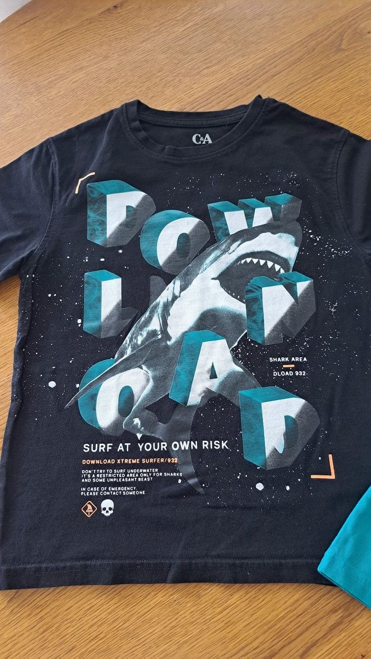C&A Hemden, T-Shirts & Polos: 2x T-Shirt von C&A, Gr.7-8 Jahre, Top Zustand! – Gebraucht aus Massagno von Michaela.F 2