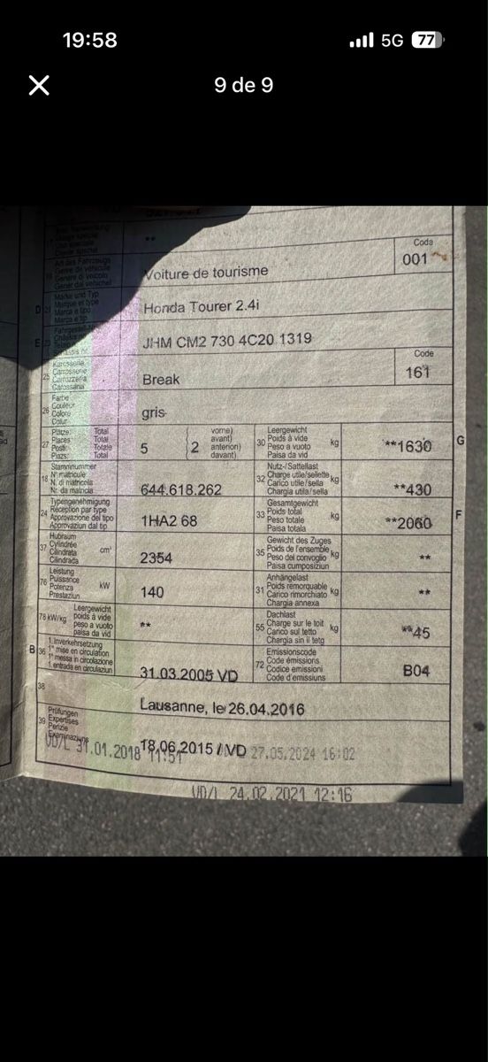 Honda Automobili: Honda accord 2.4i – Usato da Bitsch venduto da RSantos95 5
