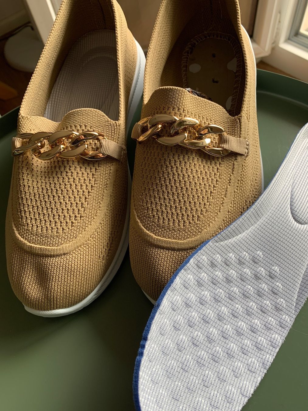 Scarpe da donna: Leichte Sommer Schuhe Gr.42 Beige elastisch bequem – Nuovo (secondo la descrizione) da Nussbaumen AG venduto da brigitebardot 4