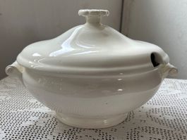 Vintage Suppenterrine, weiss, für festliche Anlässe!