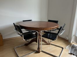 Runder Esstisch ausziehbar Holz guter Zustand